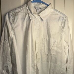 Old Navy Classic White Button Down Shirt